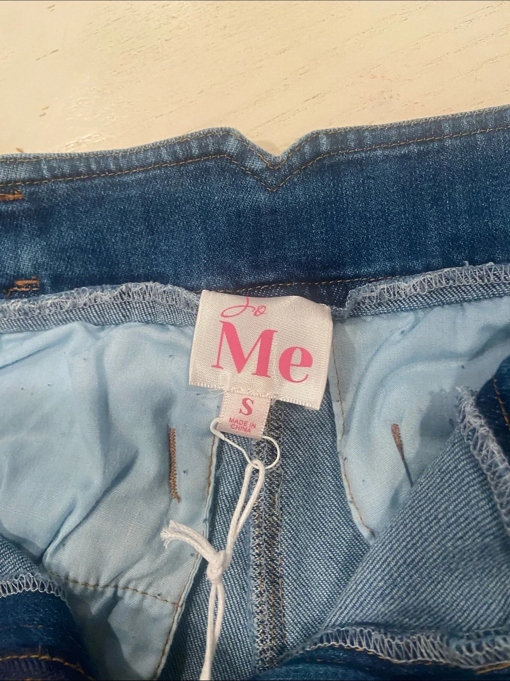 ME Makeover Essentials Wide-Leg Faded Blue Jeans
